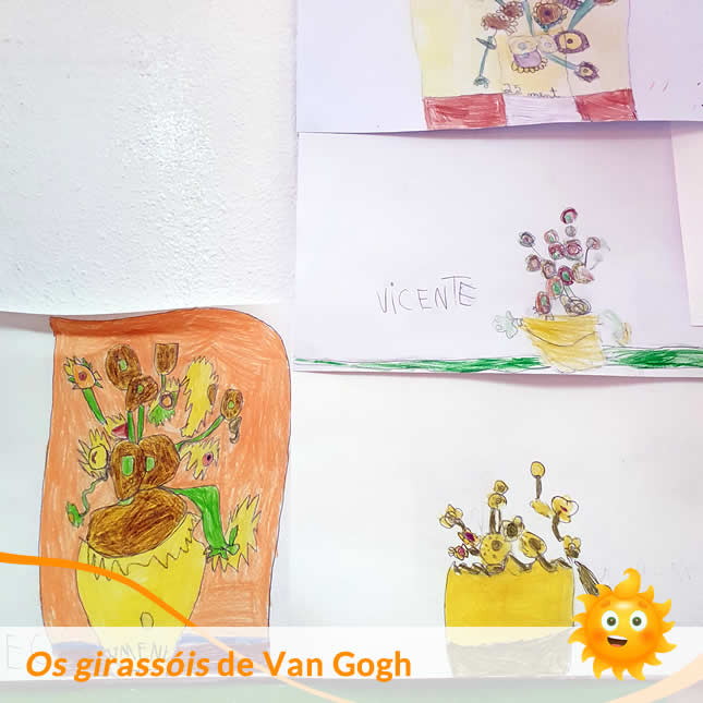 os girassois de van gogh