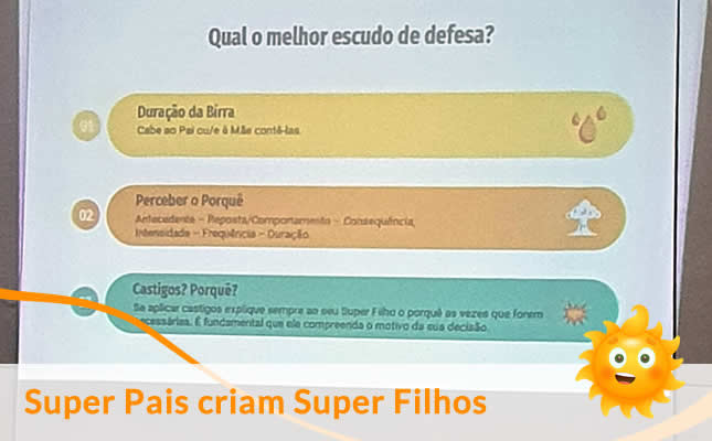 super pais criam super filhos. Externato Sol Nascente