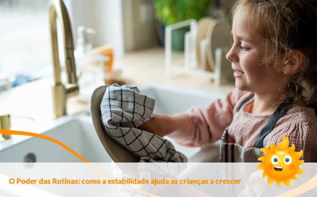 O Poder das Rotinas: como a estabilidade ajuda as crianças a crescer. Externato Sol Nascente