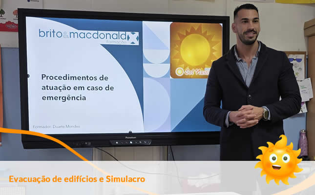 Equipa do Externato Sol Nascente participa em formação Evacuação de edifícios e Simulacro