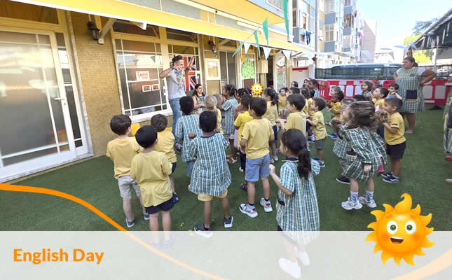 English Day: um dia dedicado à aprendizagem da língua inglesa. Externato Sol Nascente