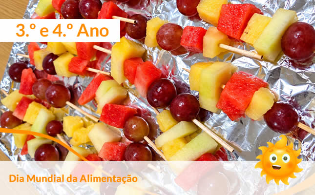 Dia Mundial da Alimentação - Aprender a Comer Bem Também Pode Ser Divertido. Externato Sol Nascente